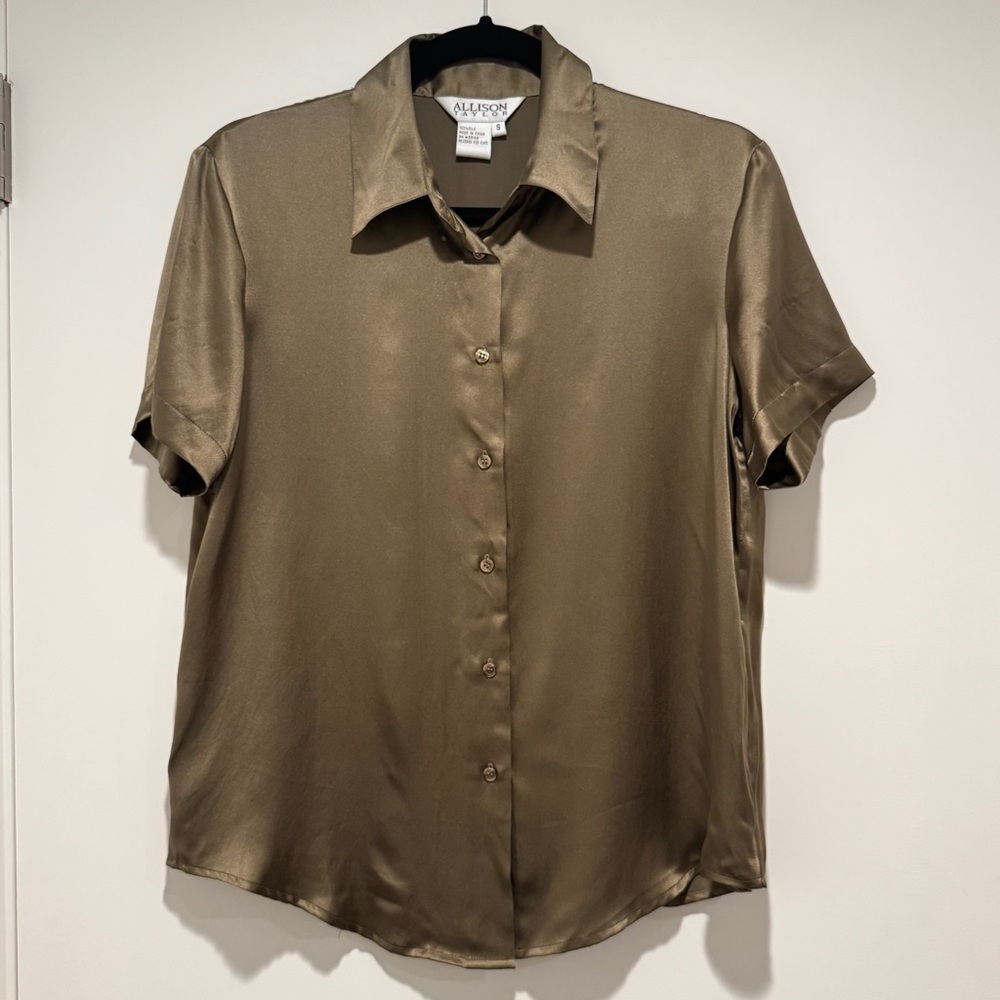 Silk Women's Button-Down Shirt